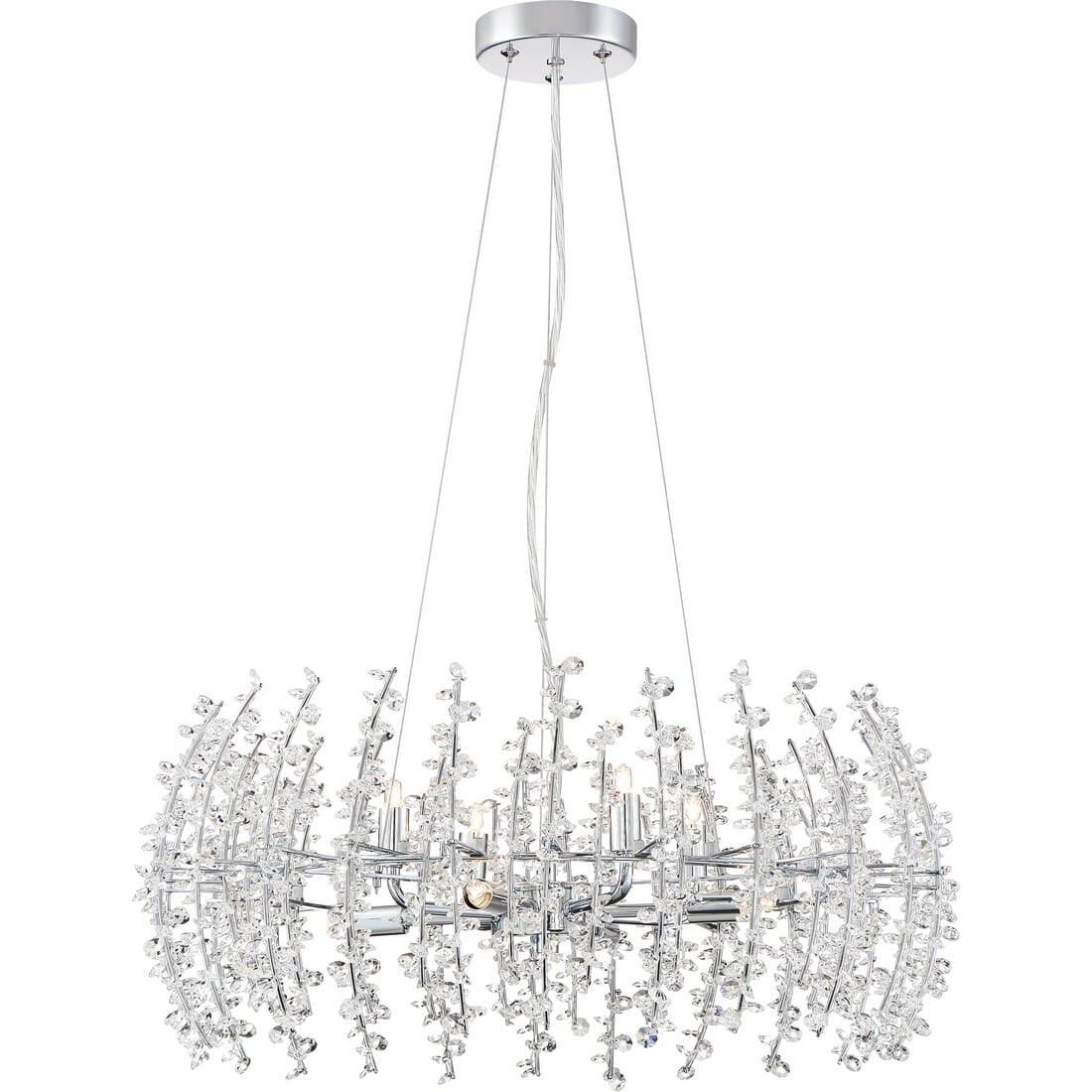 Quoizel Lighting Valla 8 - Light Pendant in  Polished Chrome