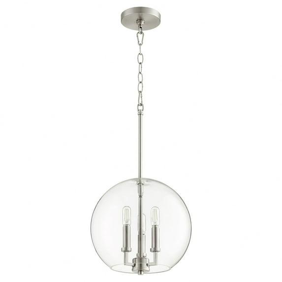 Quorum Lighting 3 - Light Pendant in Satin Nickel