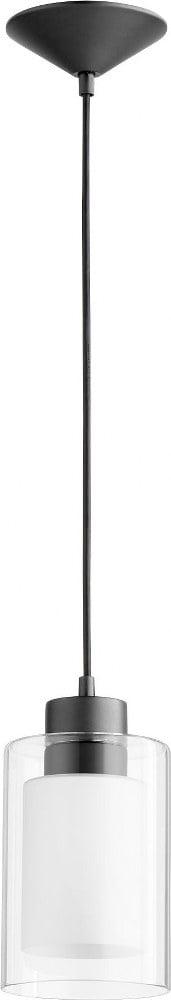Quorum Lighting 1 - Light Pendant in  Noir