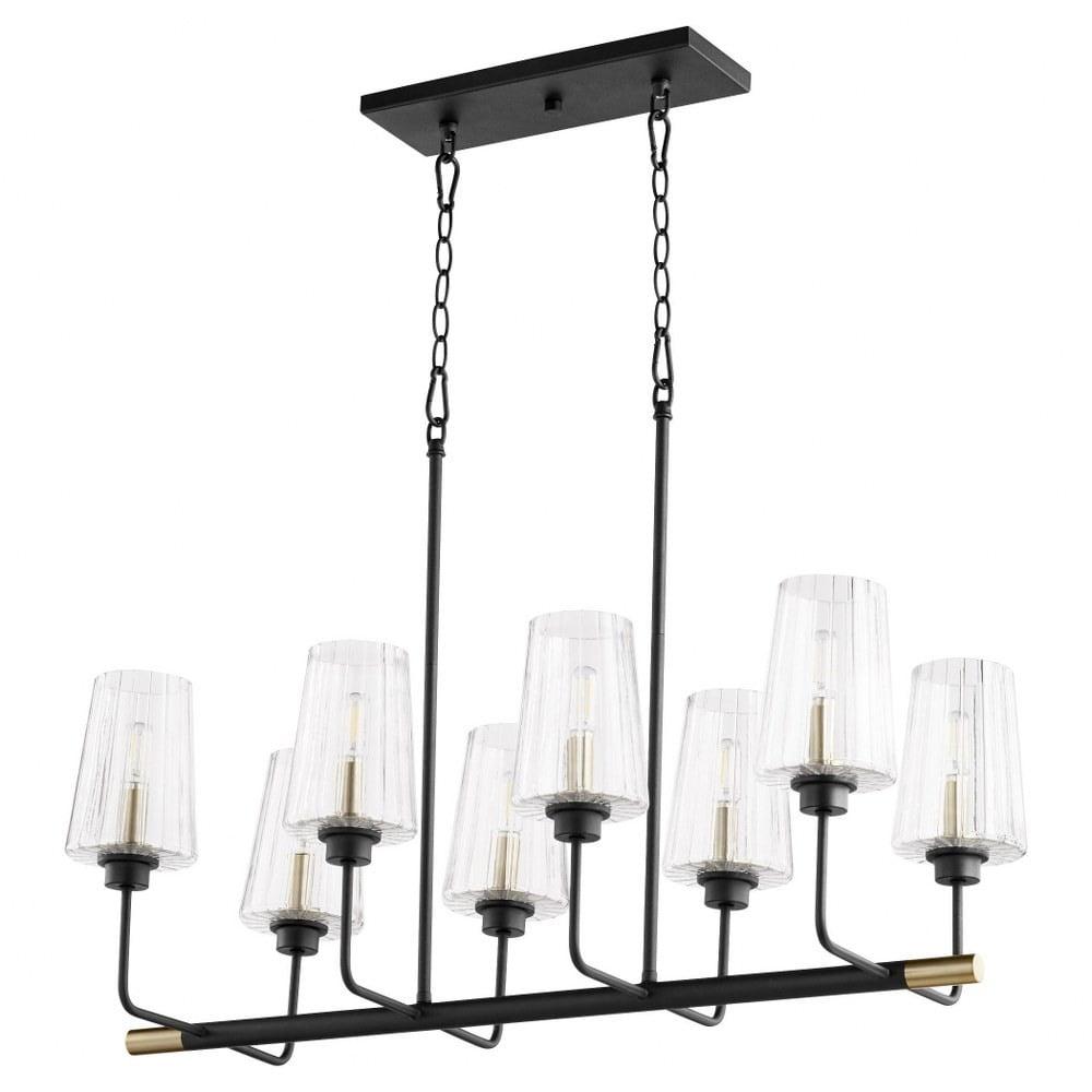 Quorum Lighting - Eight Light Chandelier - Chandelier - Dalia - 8 Light Linear