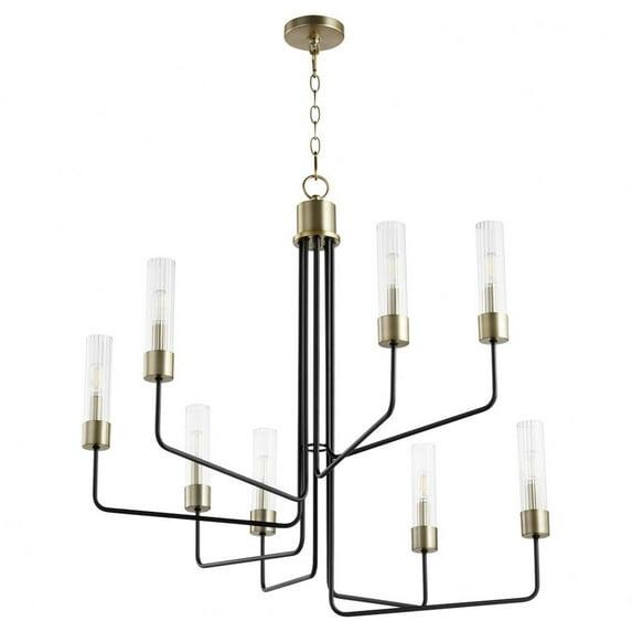 Quorum Lighting - Eight Light Chandelier - Chandelier - Helix - 8 Light