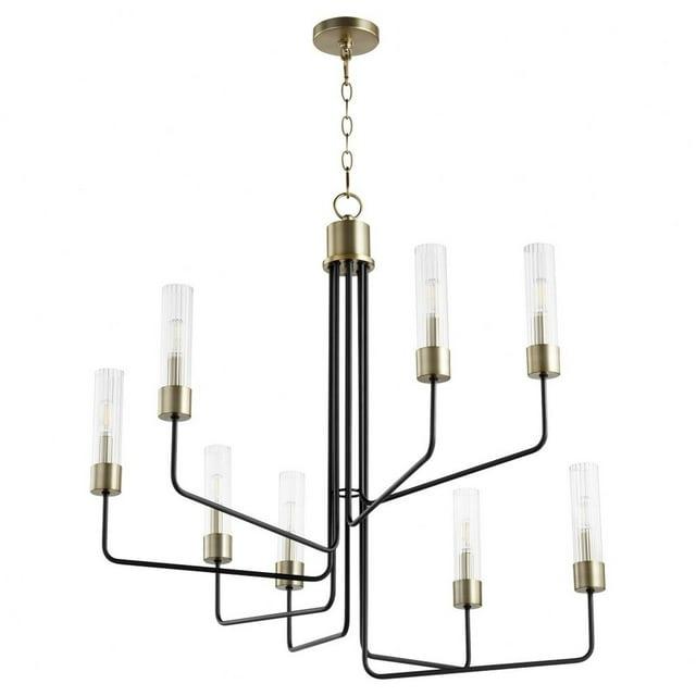Quorum Lighting - Eight Light Chandelier - Chandelier - Helix - 8 Light