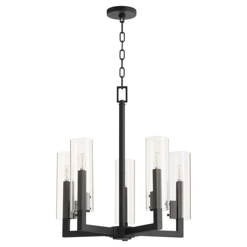 Quorum Lighting - Harbin - 5 Light Chandelier In Soft Contemporary Style-25