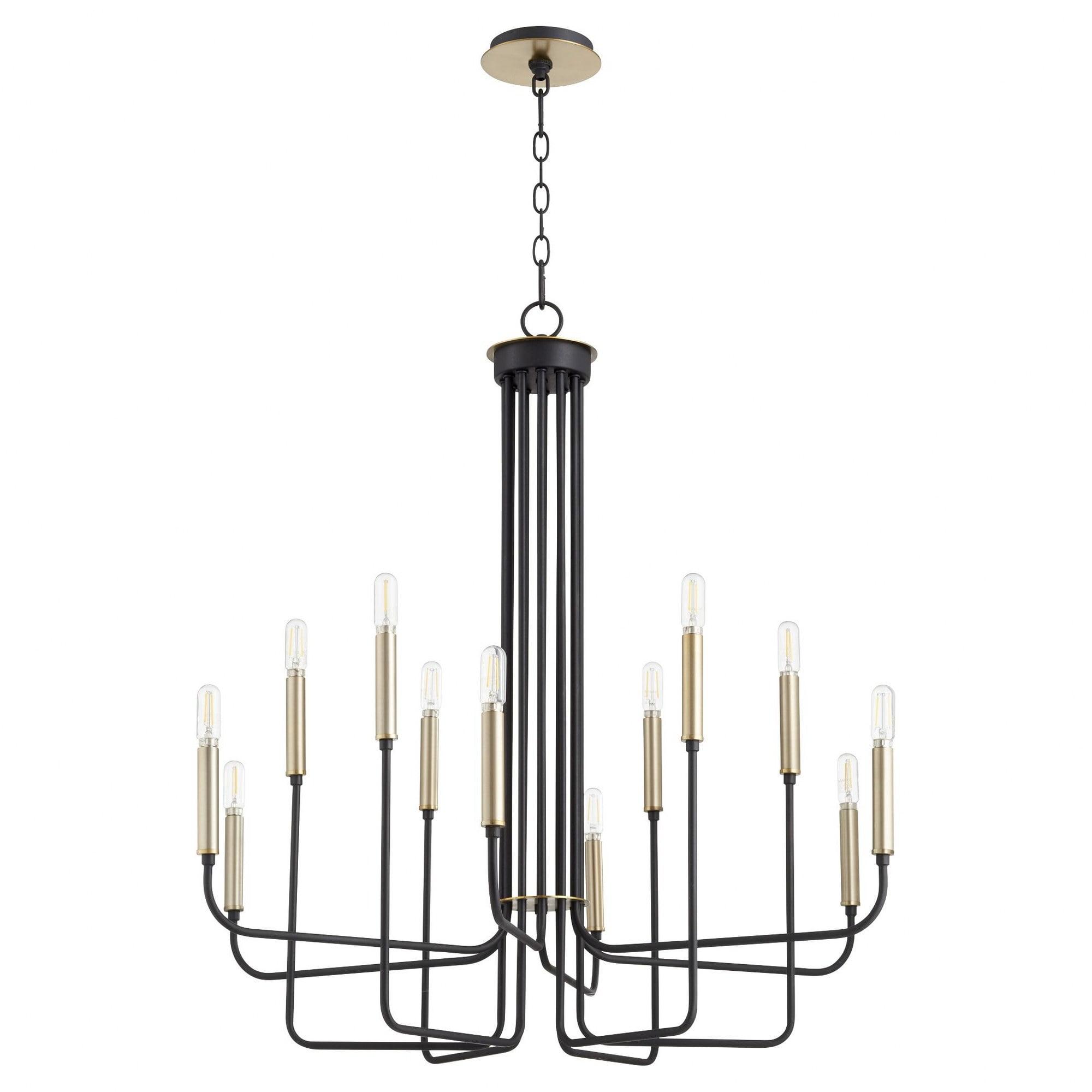 Quorum Lighting - Hope - 12 Light Chandelier In Soft Contemporary Style-33
