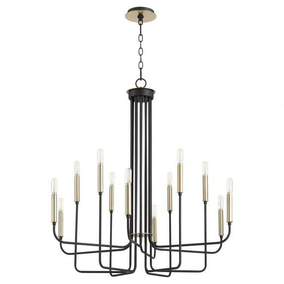 Quorum Lighting - Hope - 12 Light Chandelier In Soft Contemporary Style-33