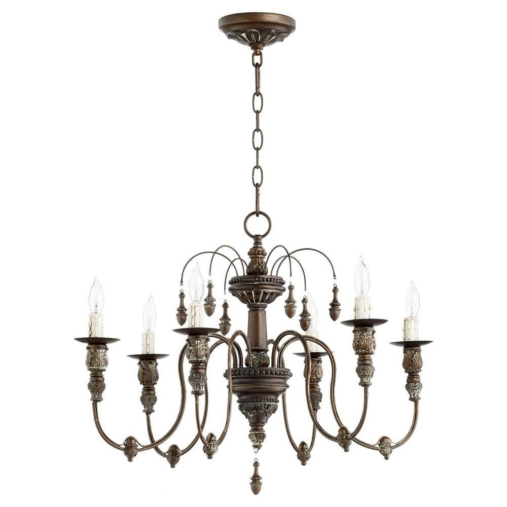 Quorum Lighting - Six Light Chandelier - Salento - 6 Light Chandelier in