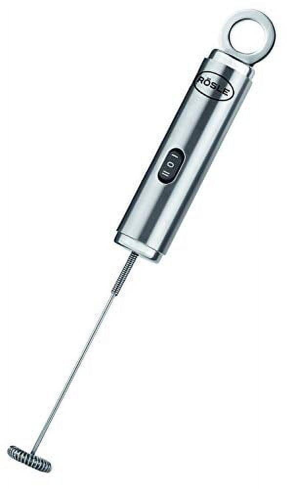 Rösle Stainless Steel Dual Speed Electric Milk Frother, 10.5-Inch