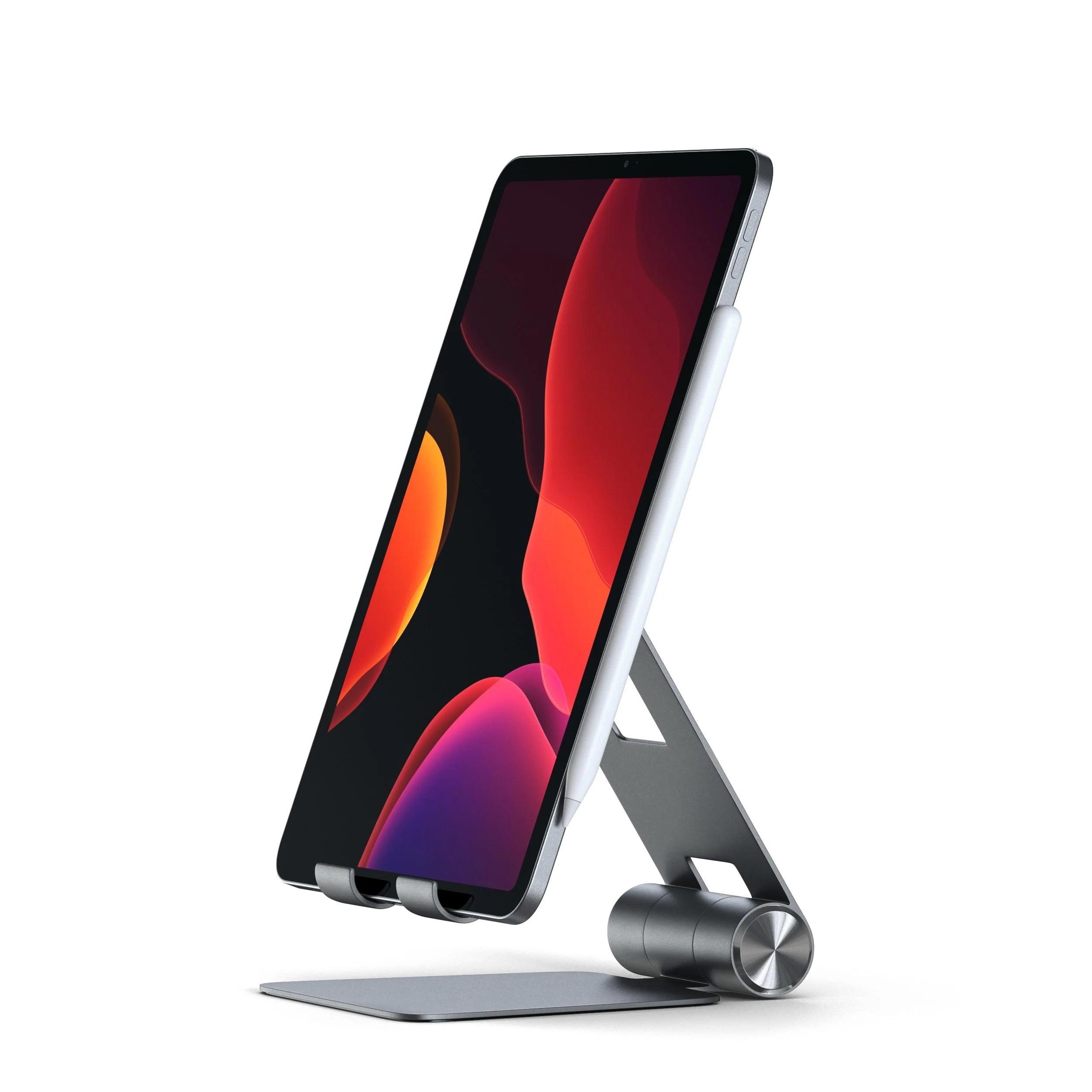 Space Gray Aluminum Foldable Multi-Angle Tablet Stand