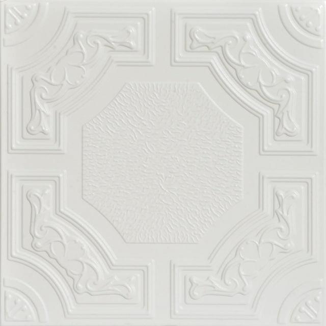 Evergreen 1.6 ft. x 1.6 ft. Polystyrene Glue-up Ceiling Tile