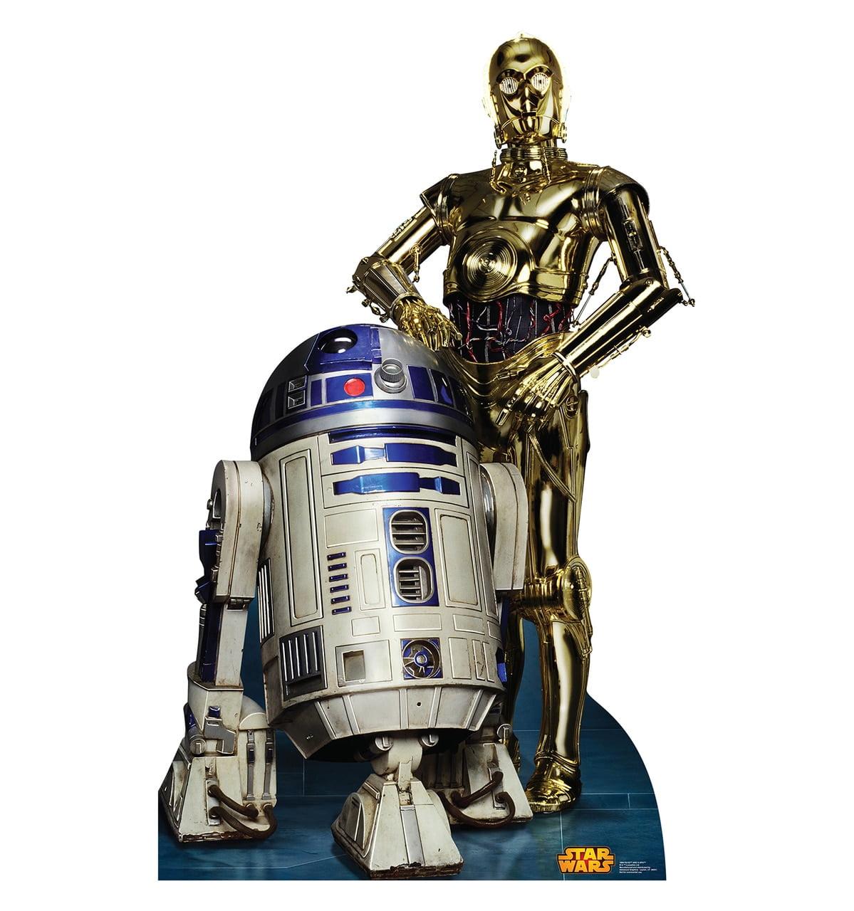 Life-Size R2-D2 and C-3PO Star Wars Cardboard Standee