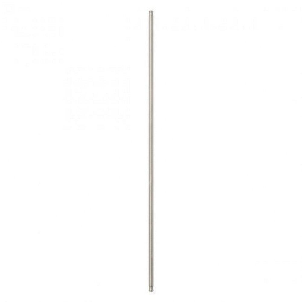 Brushed Nickel 48-Inch Steel Extension Rod