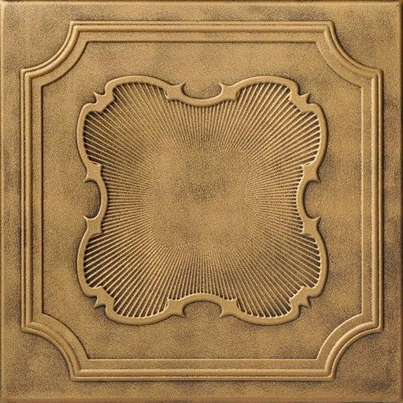 A La Maison Ceilings Coronado 1.6 ft. x 1.6 ft. Polystyrene Glue-up Ceiling Tile (Set of 48)