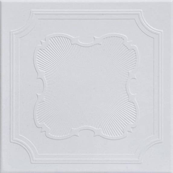 Coronado 1.6 ft. x 1.6 ft. Polystyrene Glue-up Ceiling Tile (Set of 96)