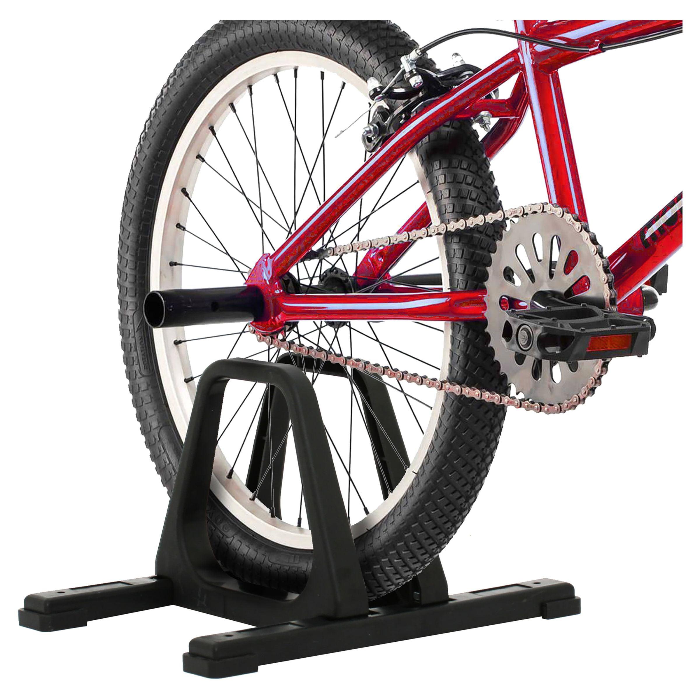 Black Portable Floor Bike Stand for Smaller Bikes