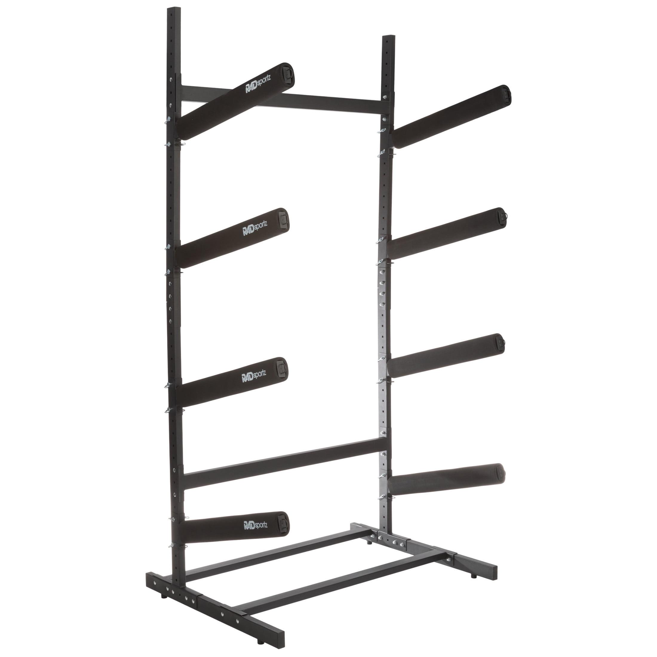 Rad Sportz 4-Level Freestanding Kayak Rack, Black