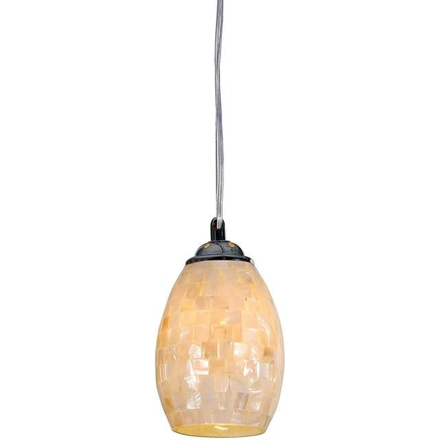 Chloe Lighting Ravenna Mosaic 1 Light Ceiling Mini Pendant 5" Shade