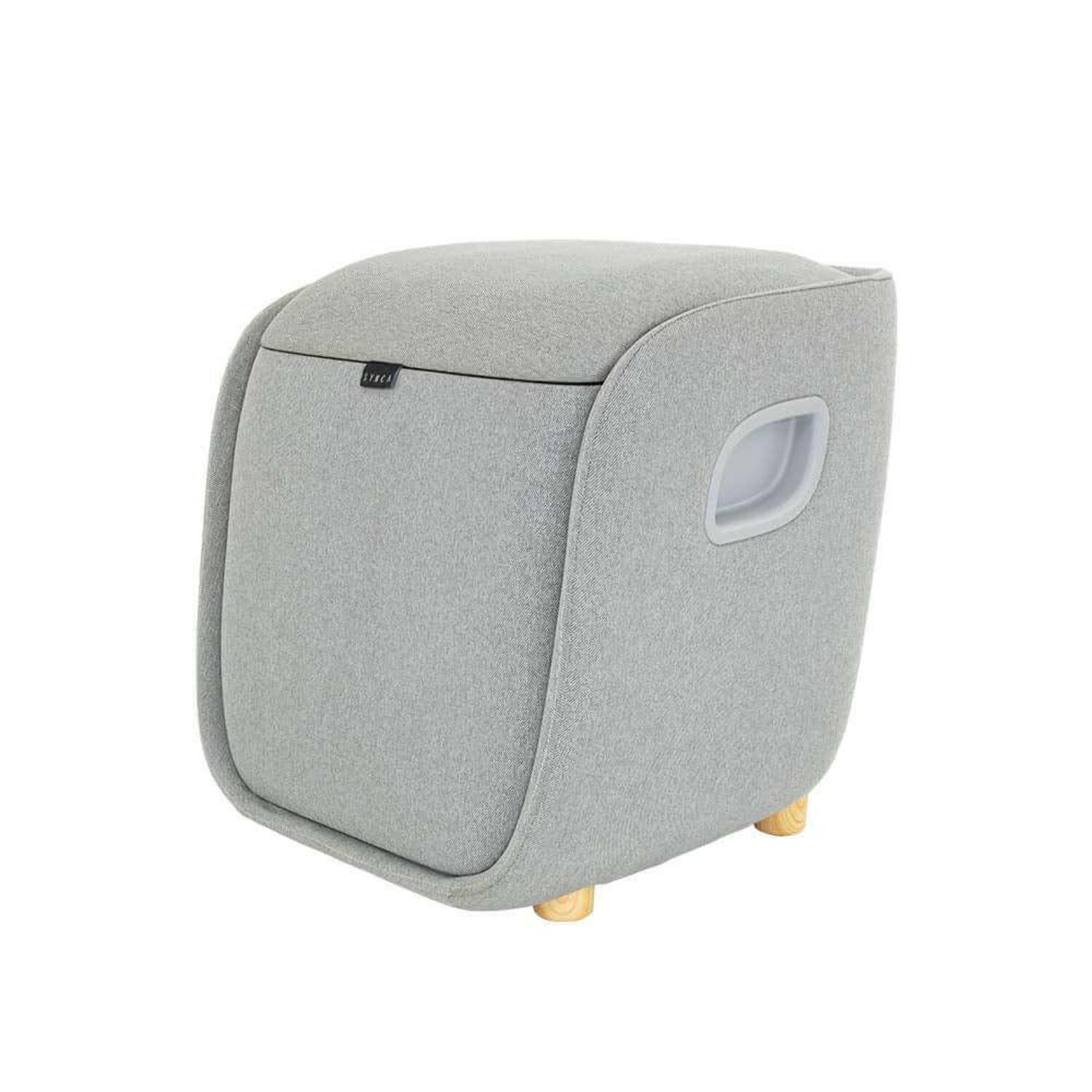 Synca Wellness Upholstered Heated Massage Chair with Ottoman