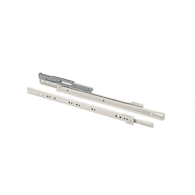 RELIABILT 22-in 3/4 Extension Soft Close Bottom Mount White Drawer Slide 1-Pair