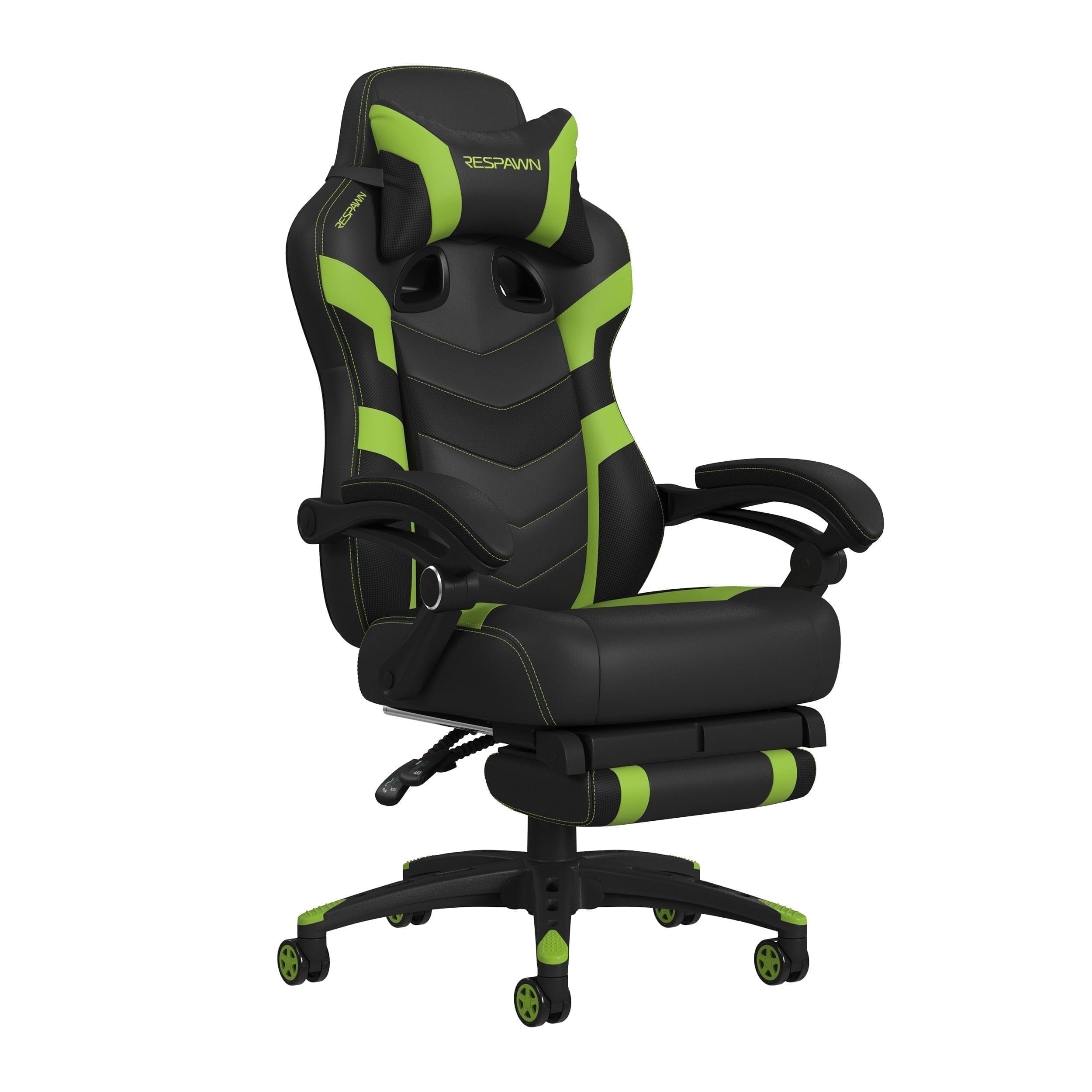 Respawn RESPAWN 110 Pro Gaming Chair - Gaming Chair with Footrest, Reclining Gaming Chair, Video Gaming Computer Desk Chair, Adjustable Desk Chair, Gaming Chairs For Adults With Headrest Pillow
