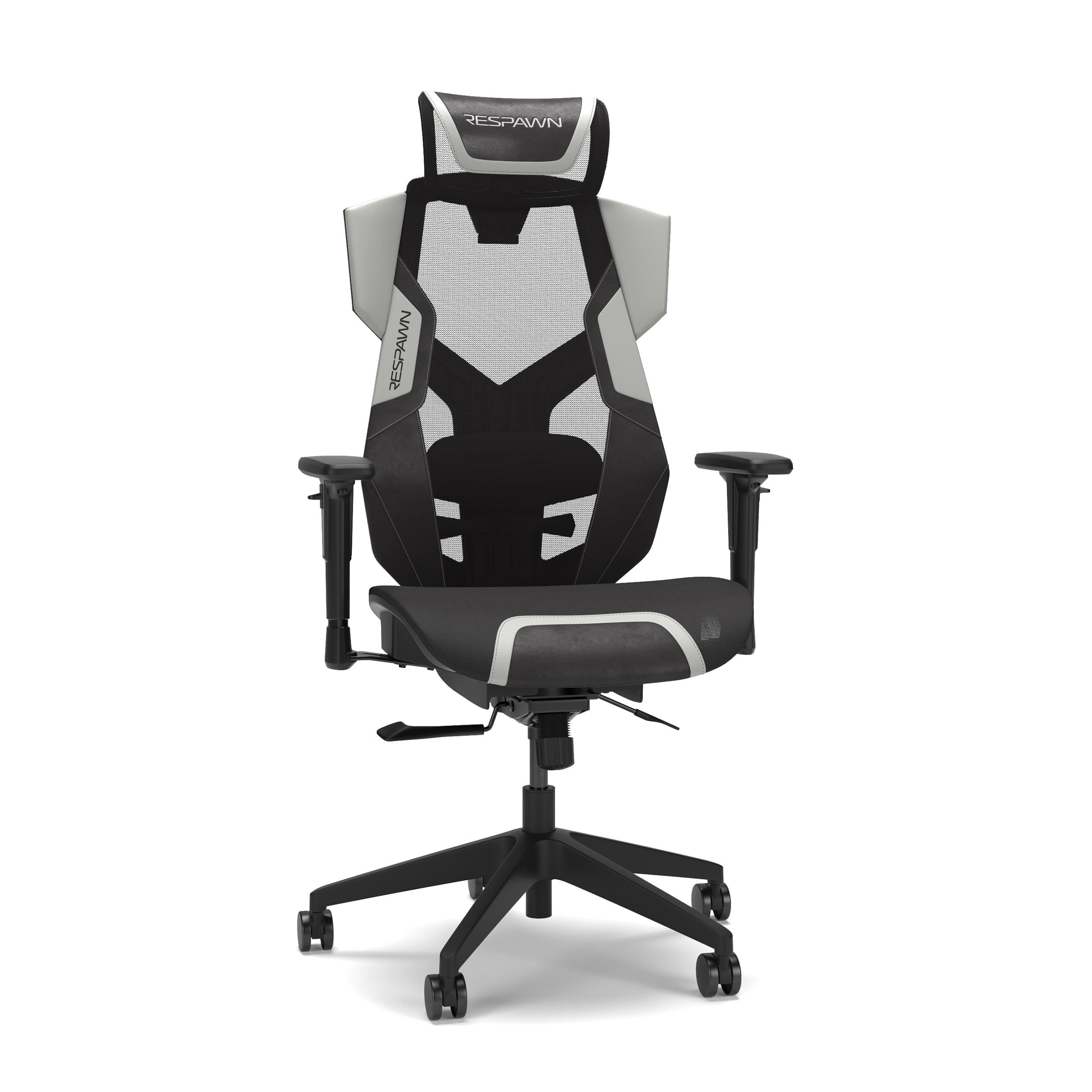 Respawn RESPAWN FLEXX Mesh Gaming Chair With Lumbar Support, Ergonomic Gaming Chair with Recline/Tilt Tension Controls, Adjustable Arms, 300lb Max Weight With Wheels for Computer/Desk/Office