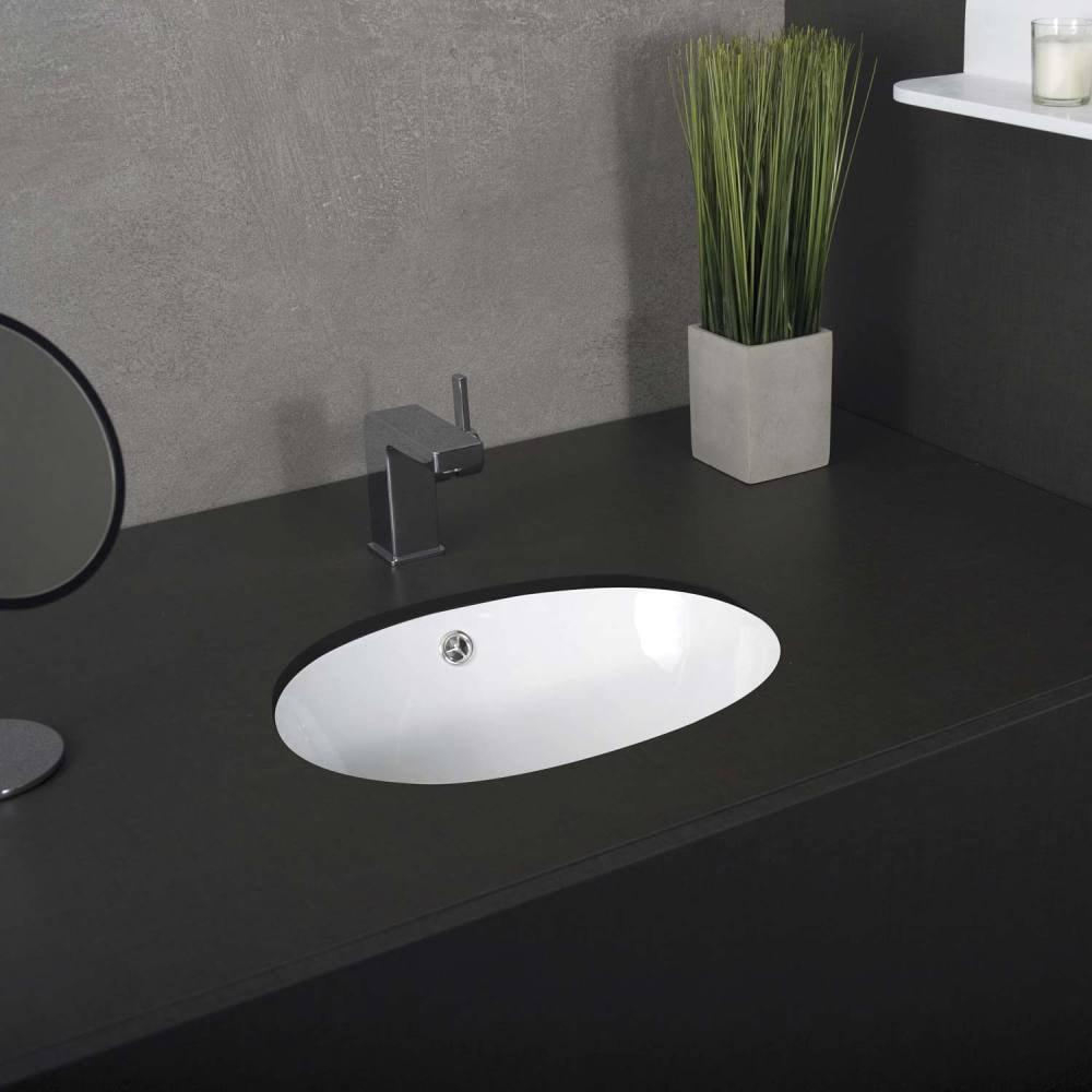 DAX 16.5'' White Bathroom Sink