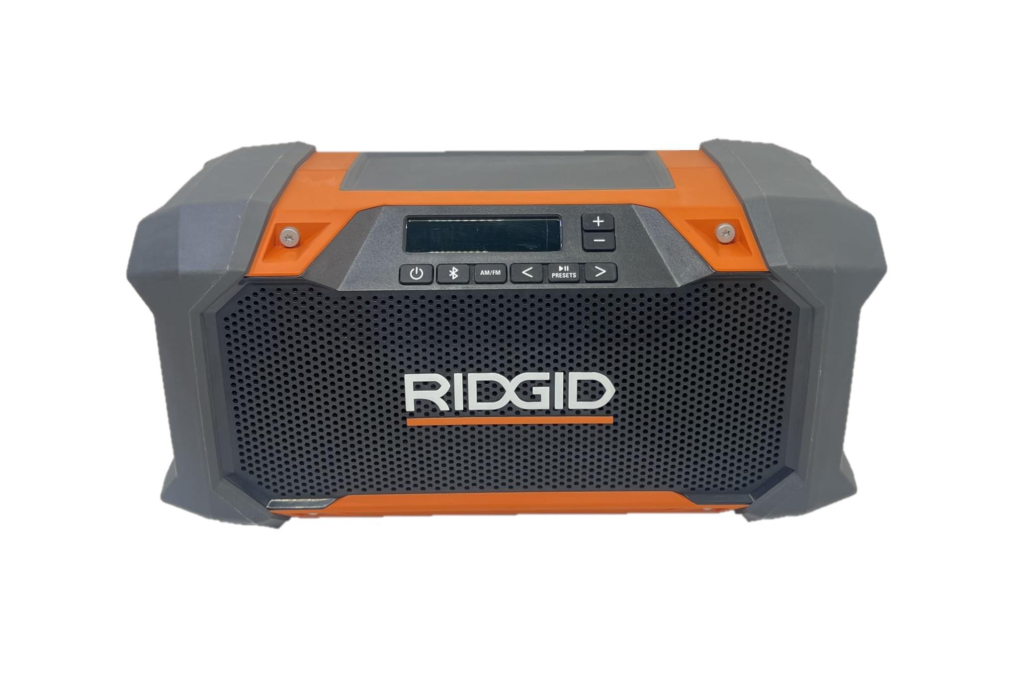 RIDGID 18V Hybrid Jobsite Radio with Bluetooth Technology (Tool Only)