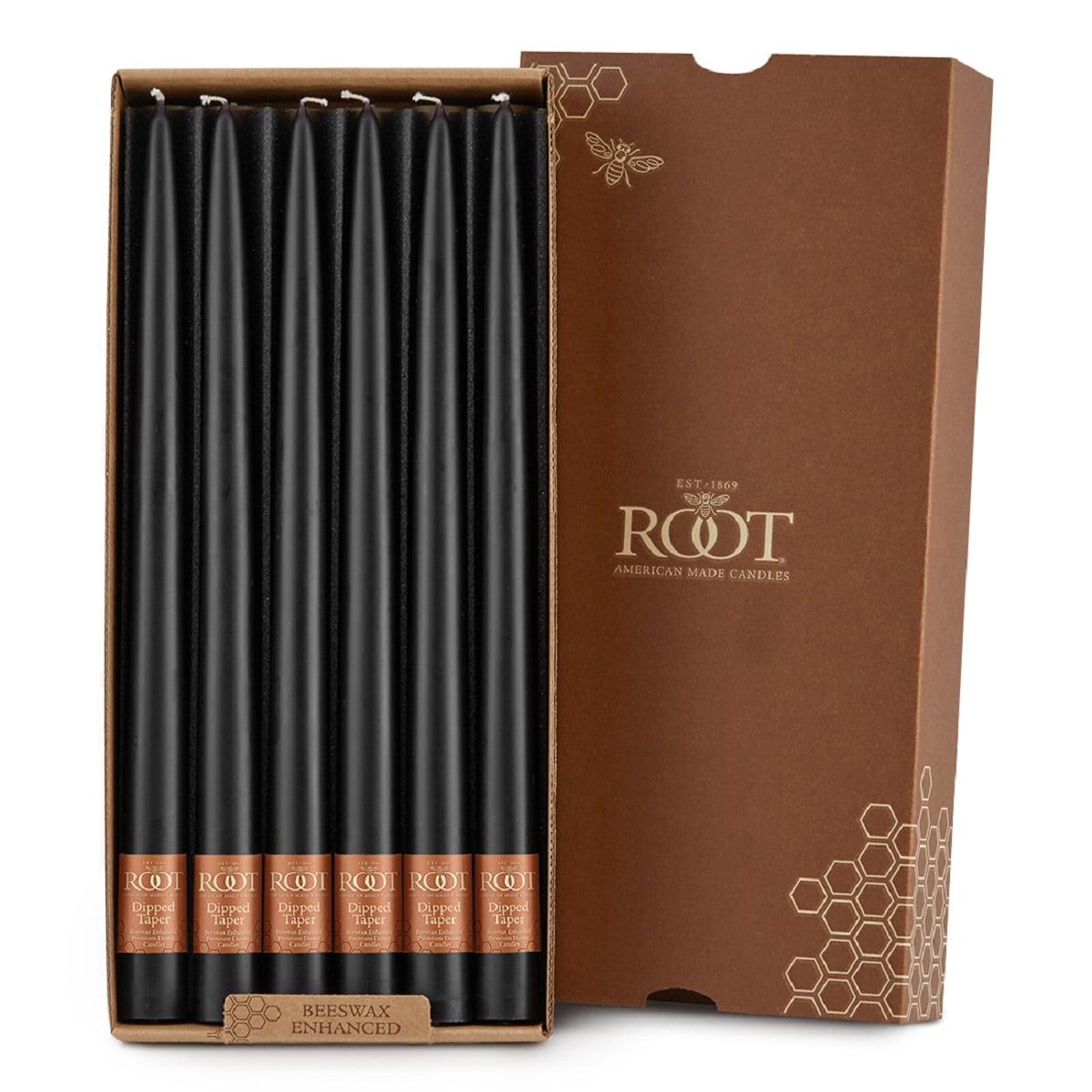 12 Piece Unscented Taper Candle Set