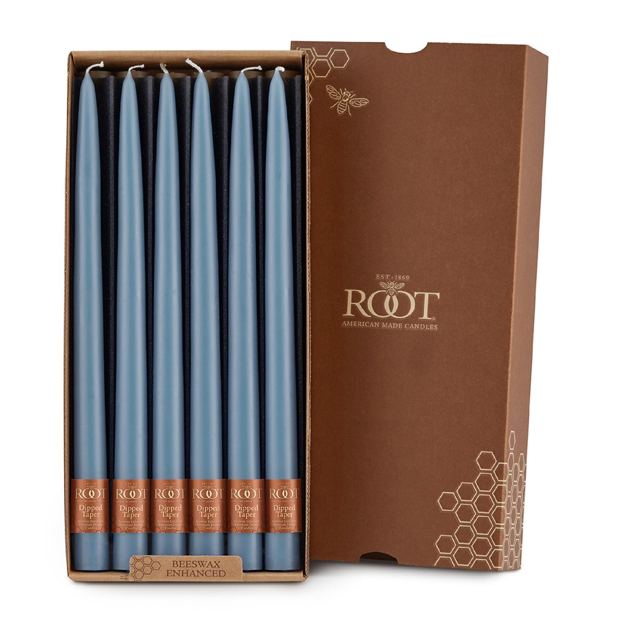 12 Piece Unscented Taper Candle Set