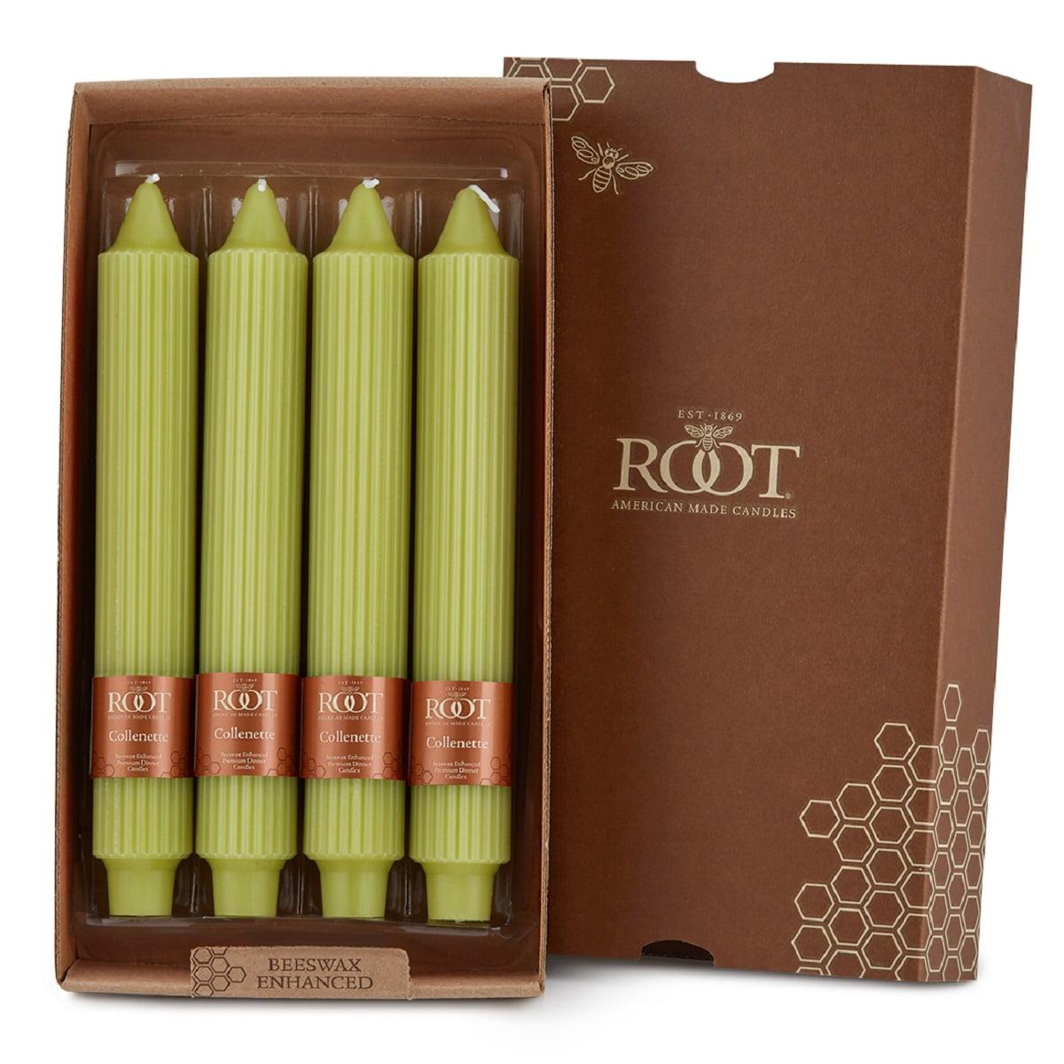 Grecian Collenette Unscented Taper Candle (Set of 4)