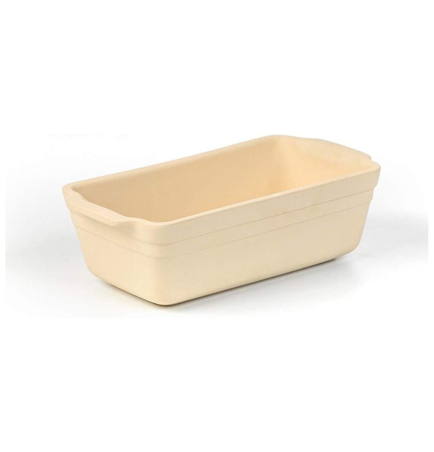 Ohio Stoneware Loaf Pan Non-Absorbing Non-Stick Microwave and Oven Safe