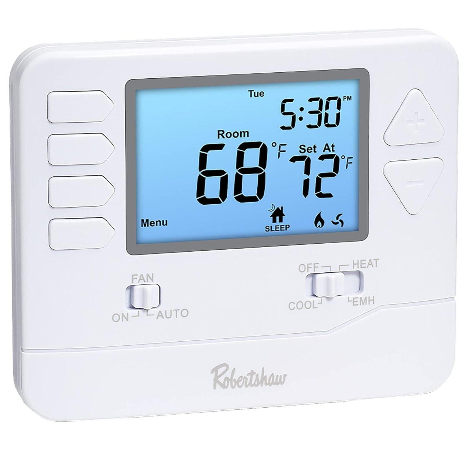RS8210 Pro Series Non-Programmable Thermostat, Multi-Stage, 2 Heat / 1 Cool