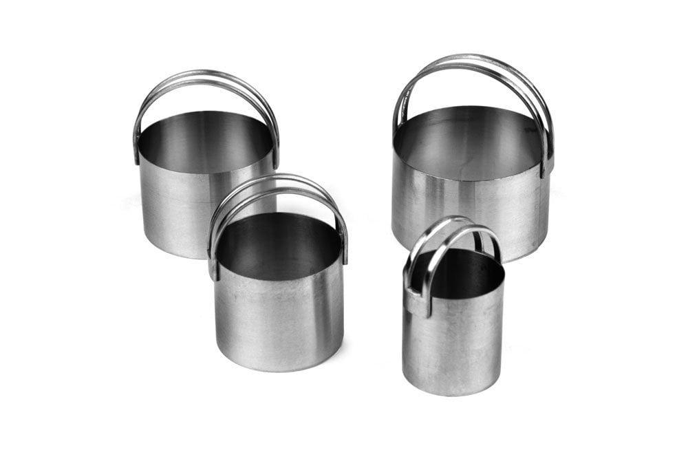 RSVP Endurance 4 Piece Stainless Steel Biscuit Cutter Set