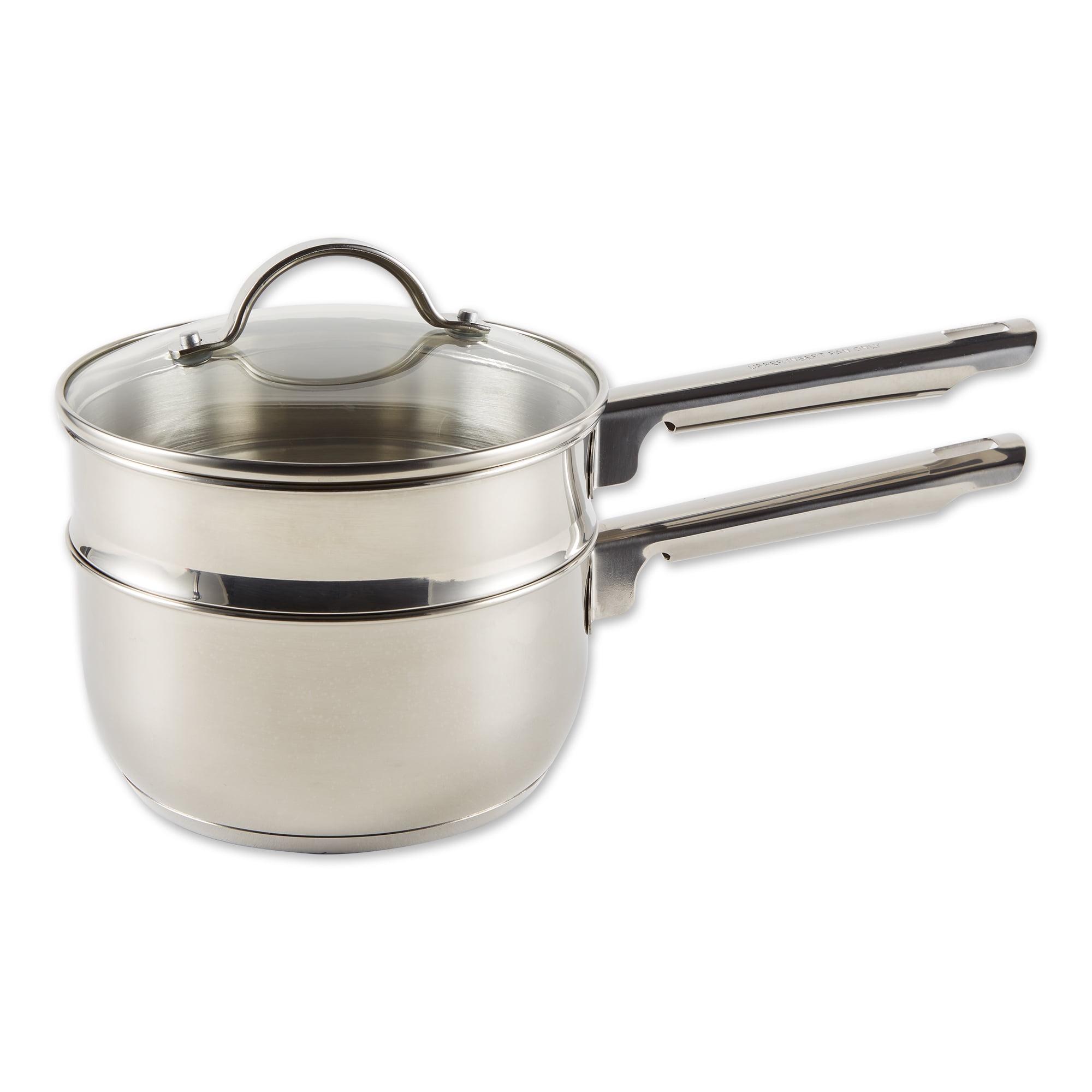 RSVP International Induction Double Boiler, 1 Quart, Multi Color