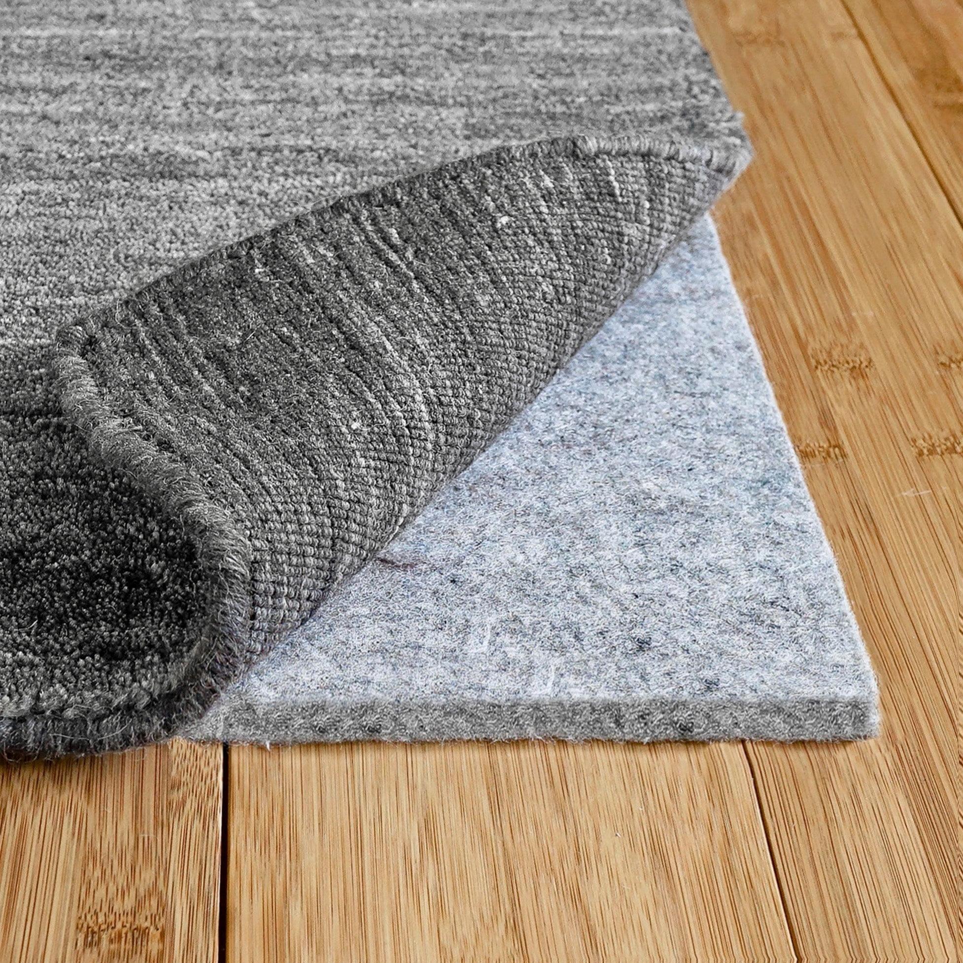 RUGPADUSA - Basics - 10' Square - 3/8" Thick - 100% Felt - Protective Cushioning Rug Pad - Safe for All Floors and Finishes including Hardwoods