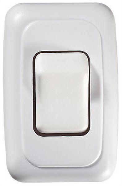 RV Designer Collection S531 Single Contoured Wall Switch