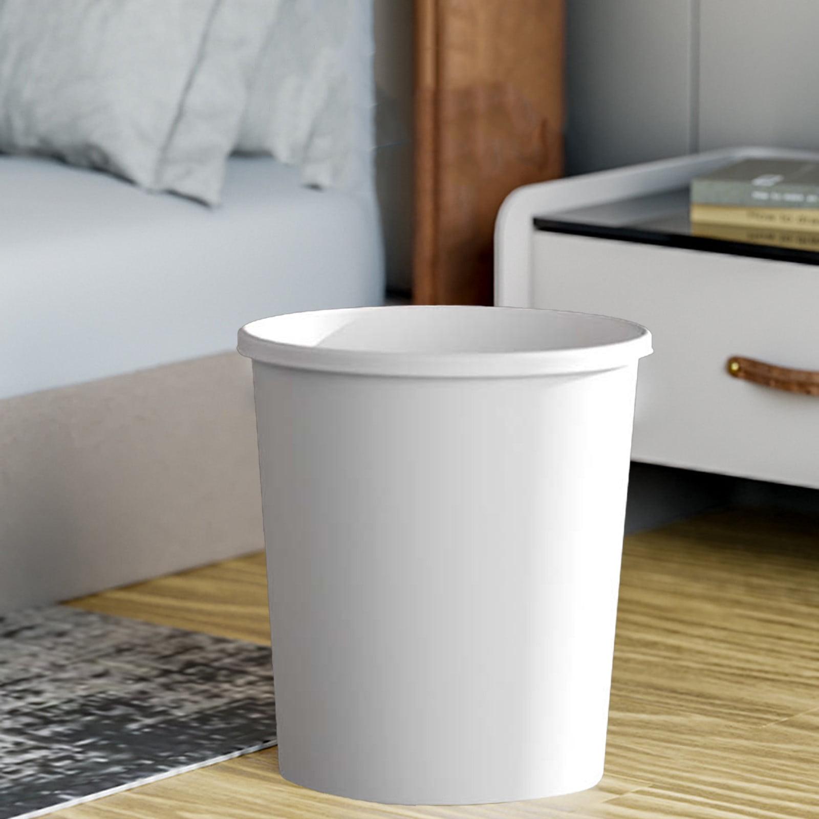 Qocolhg Trash Can Bathroom Garbage Storage Bucket Living Room Plastic Trash Can Pressure Ring Garbage Basket Office Paper