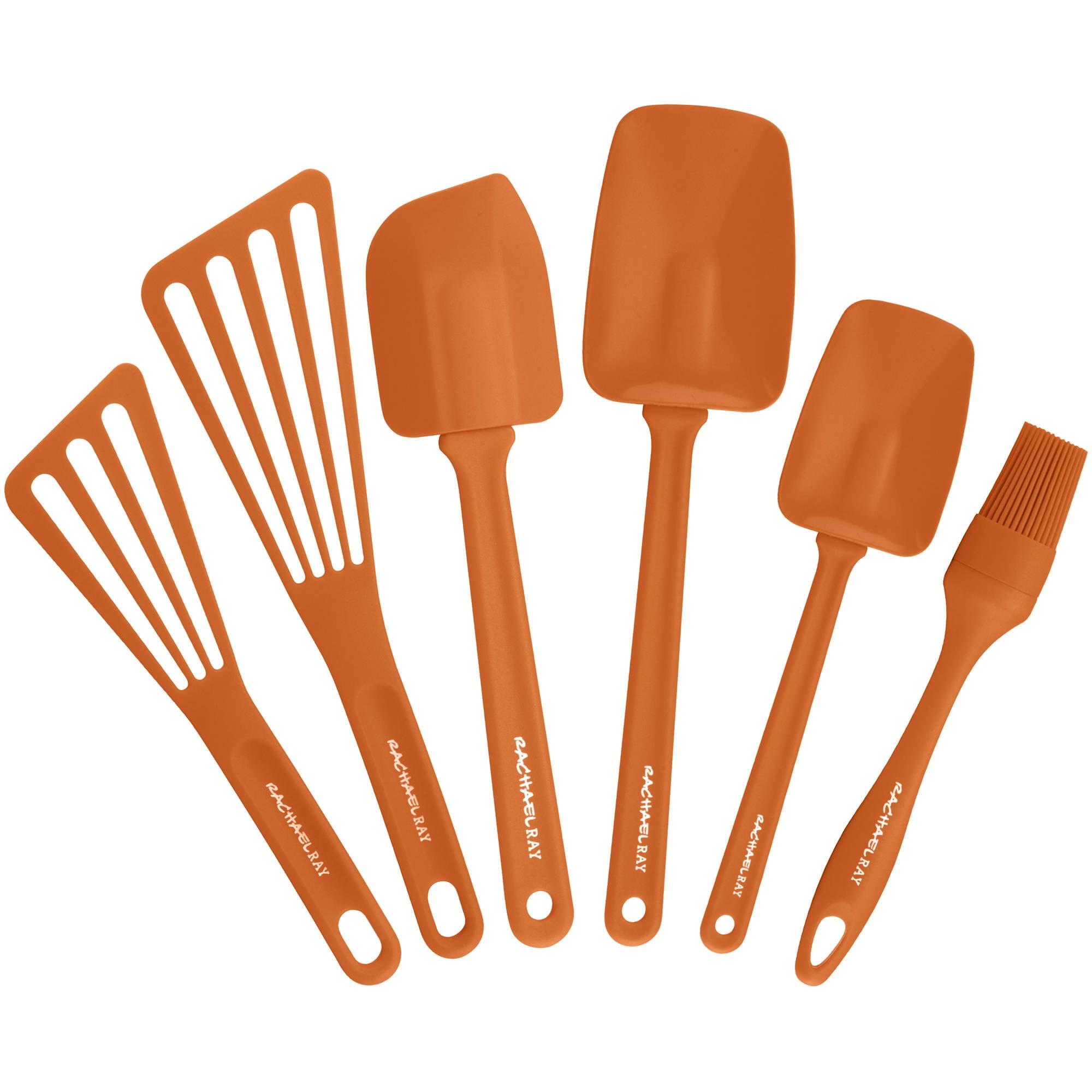 Orange Nylon 6-Piece Cooking Tool Set