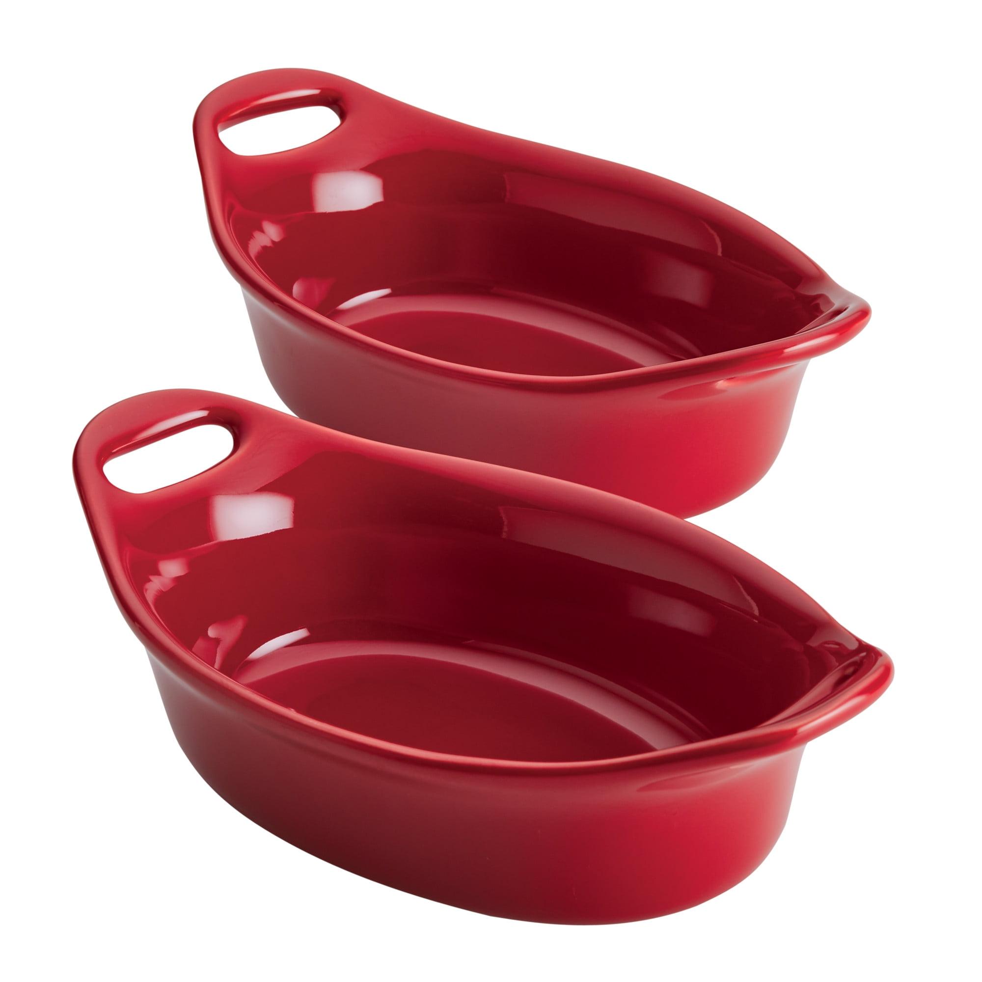 Rachael Ray Rachael Ray Ceramics Oval Au Gratin Baker Set (Set of 2)