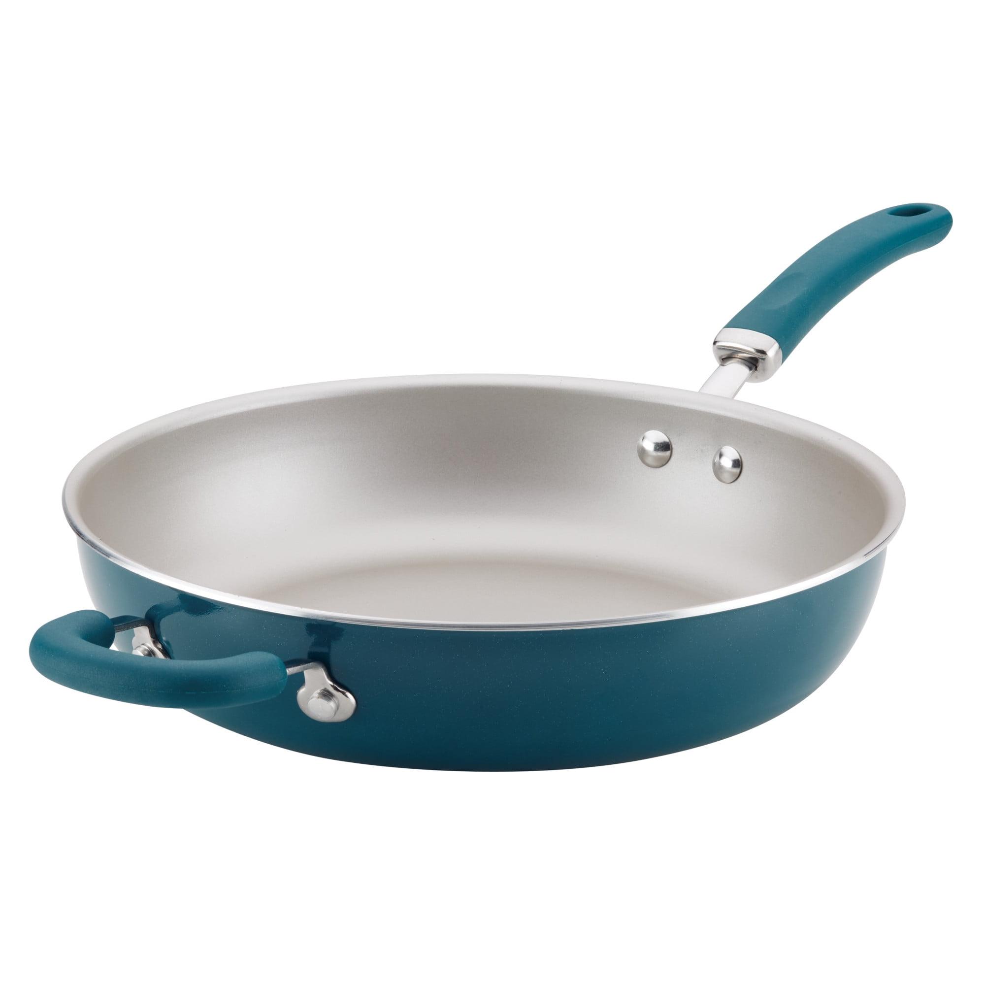 Rachael Ray Create Delicious Nonstick Deep Frying Pan / Skillet, 12.5 Inch