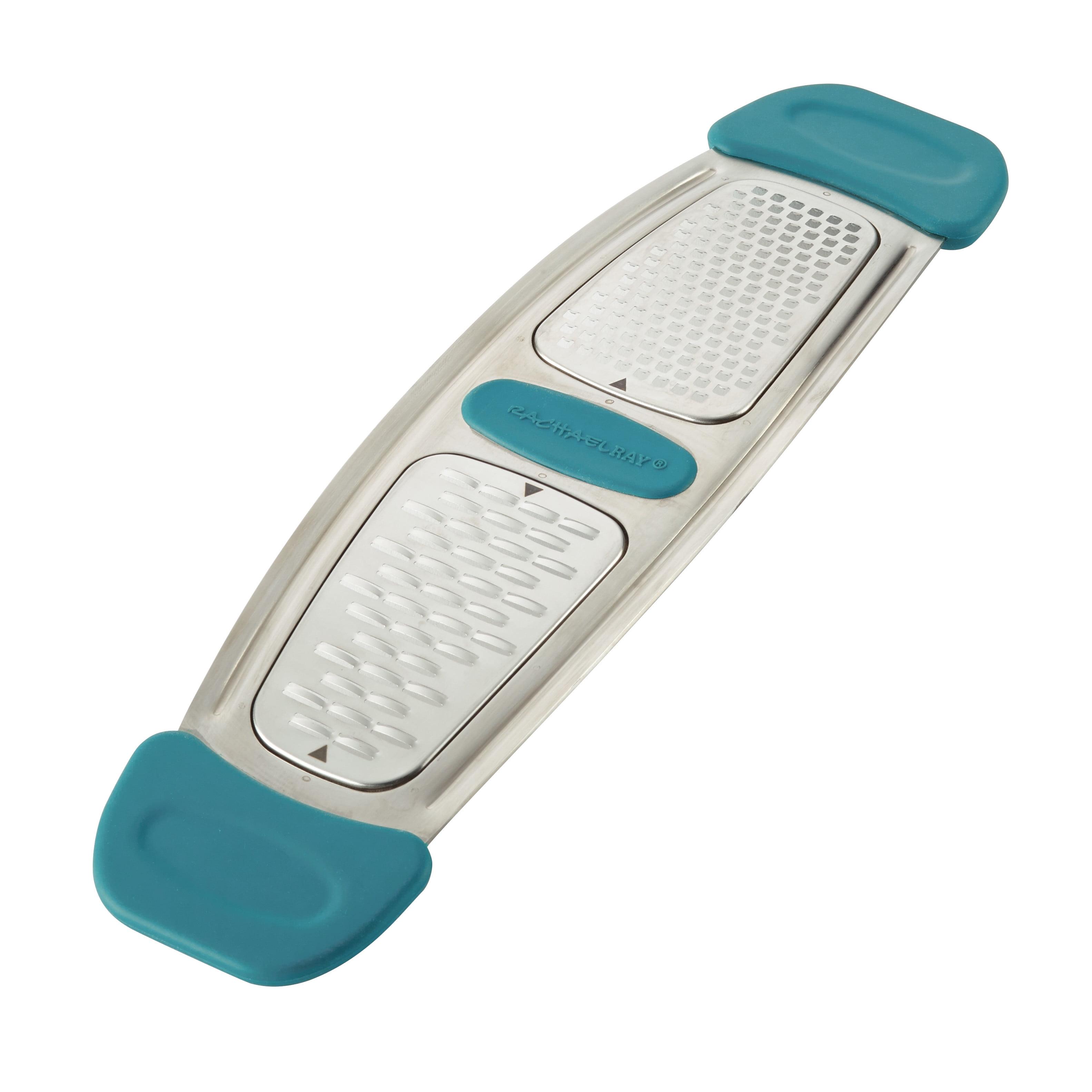 Agave Blue Stainless Steel Multi-Grater with Silicone Handles