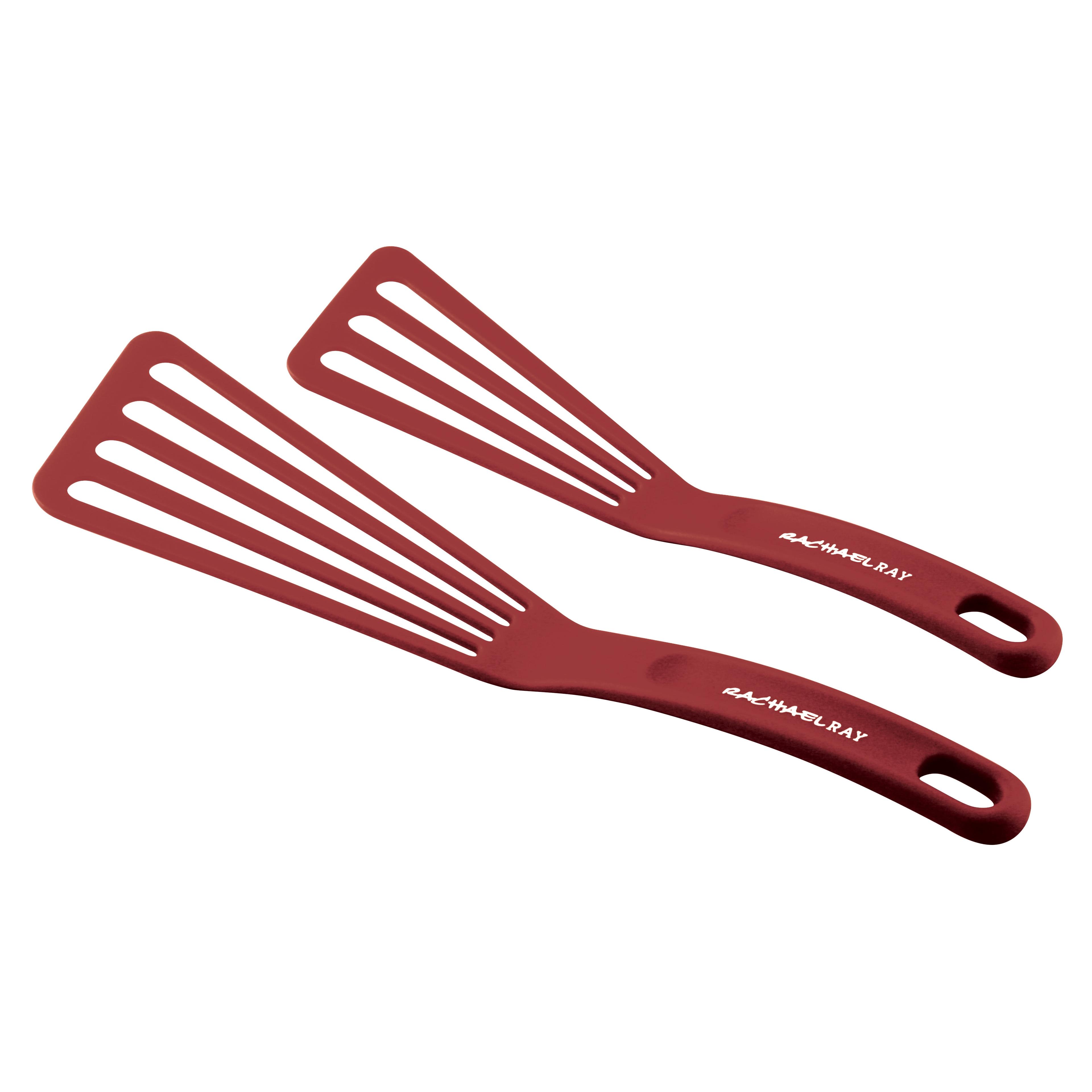 Burgundy Nylon Turner Set for Nonstick Cookware