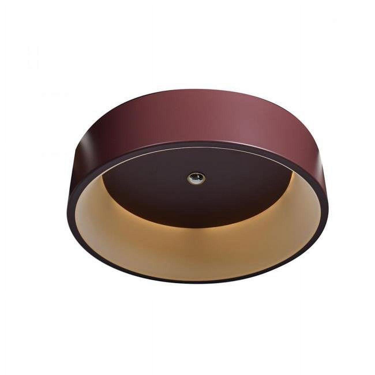 Radiant Brick Finish 20'' Contemporary LED Flush Mount