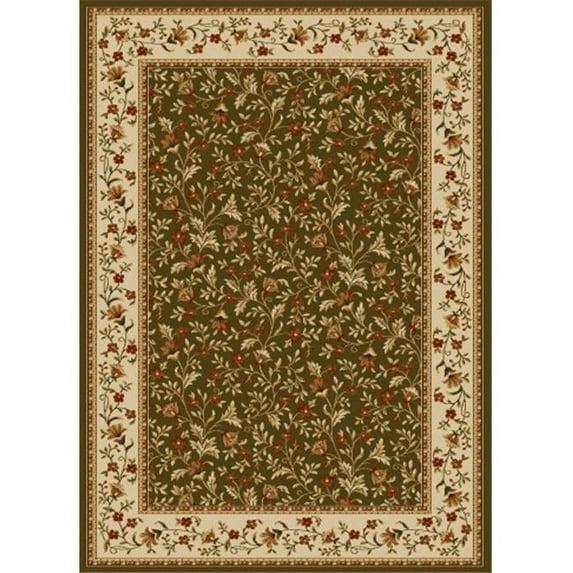 Radici 1593-1150-SAGE Como Rectangular Sage Green Traditional Italy Area Rug- 3 ft. 3 in. W x 4 ft. 11 in. H