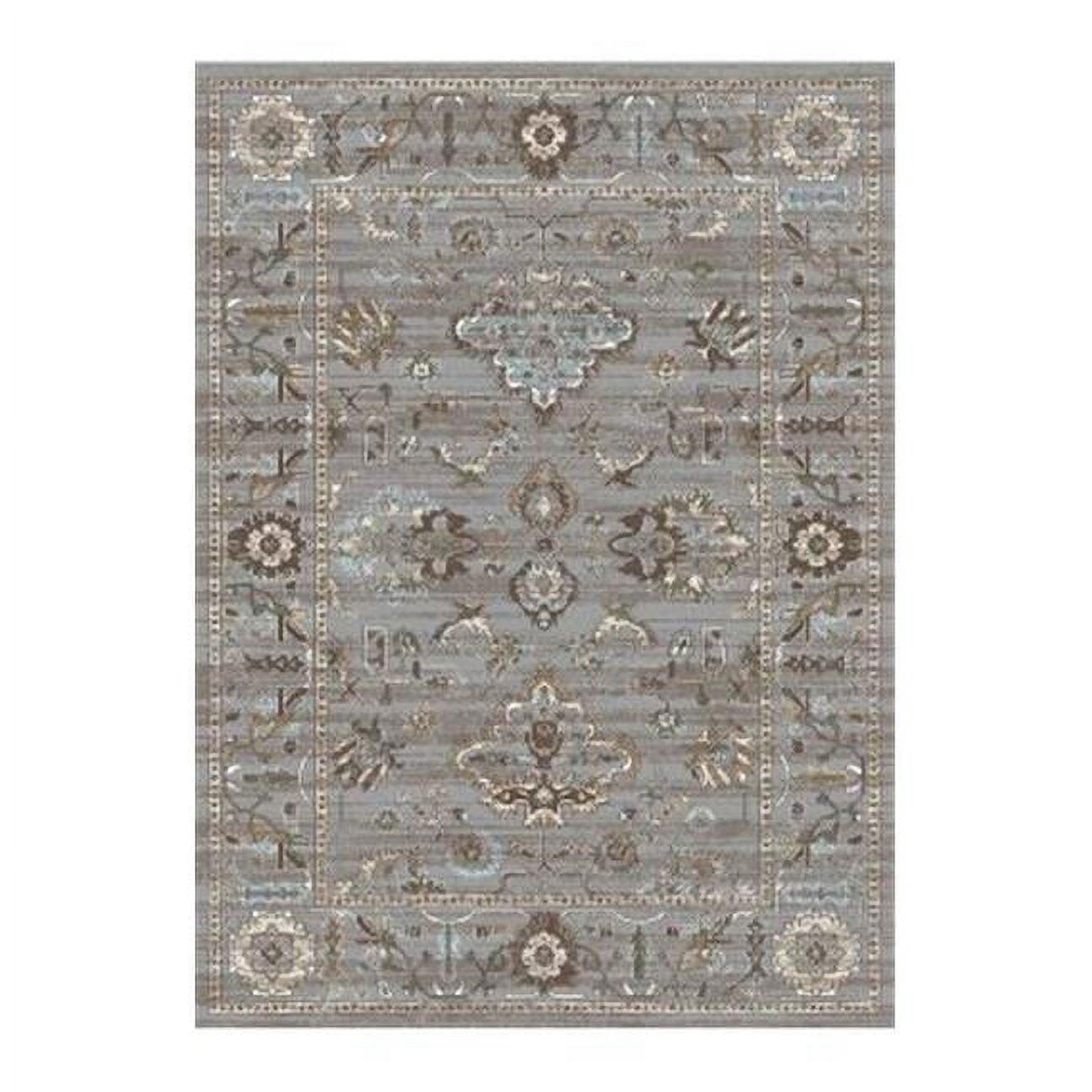 Colosseo Vintage Gray 3'3" x 4'11" Synthetic Area Rug