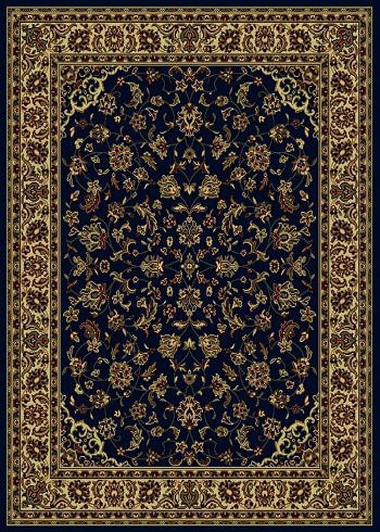 Radici Usa Castello Area Rug 953 Navy Blue Persian Bordered 5' 5" x 7' 7" Rectangle