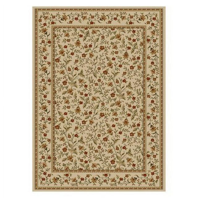 Radici Usa Como Area Rug 1593 Ivory/Brick Italian Bordered 2' 2" x 7' 7" Rectangle