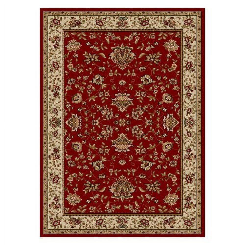 Radici Usa Como Area Rug 1597 Red Italian Bordered 2' 2" x 7' 7" Rectangle