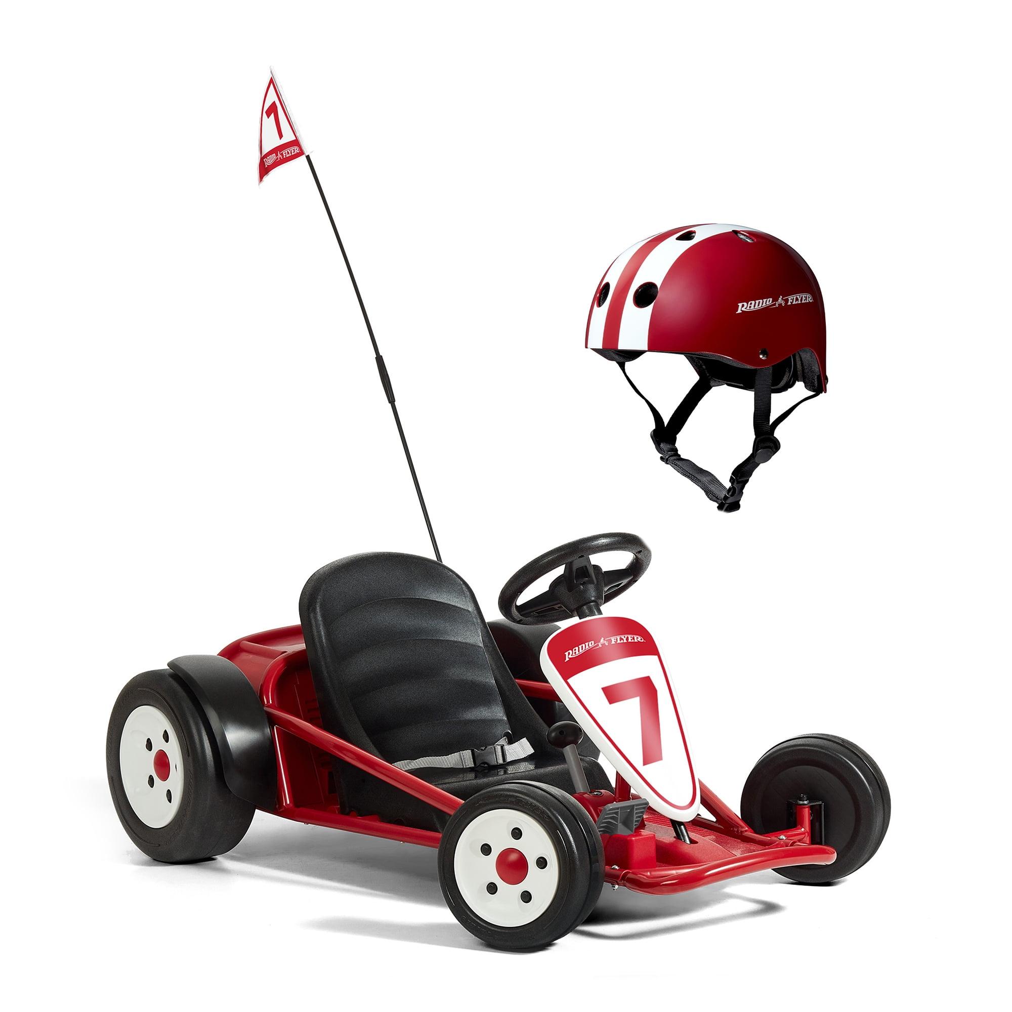Open Box Radio Flyer Battery-Powered Kids Ultimate Outdoor Go-Kart, Red
