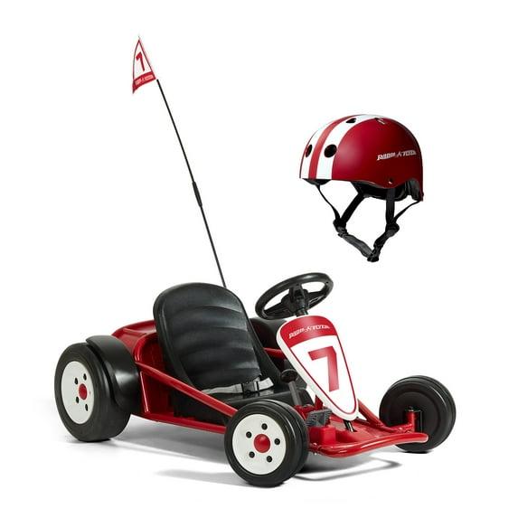 Open Box Radio Flyer Battery-Powered Kids Ultimate Outdoor Go-Kart, Red