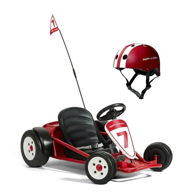 Open Box Radio Flyer Battery-Powered Kids Ultimate Outdoor Go-Kart, Red
